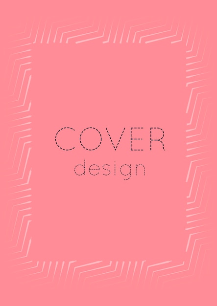 Abstract cover Minimal trendy vector