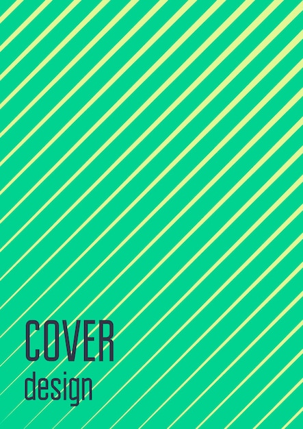 Abstract cover Minimal trendy vector