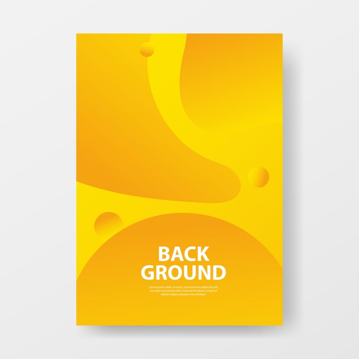 Vector abstract cover or poster design template