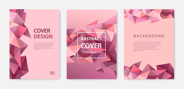 Abstract cover template with design