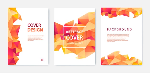 Abstract cover template with design