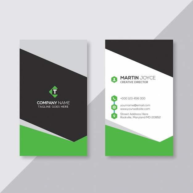 Abstract and creative business card