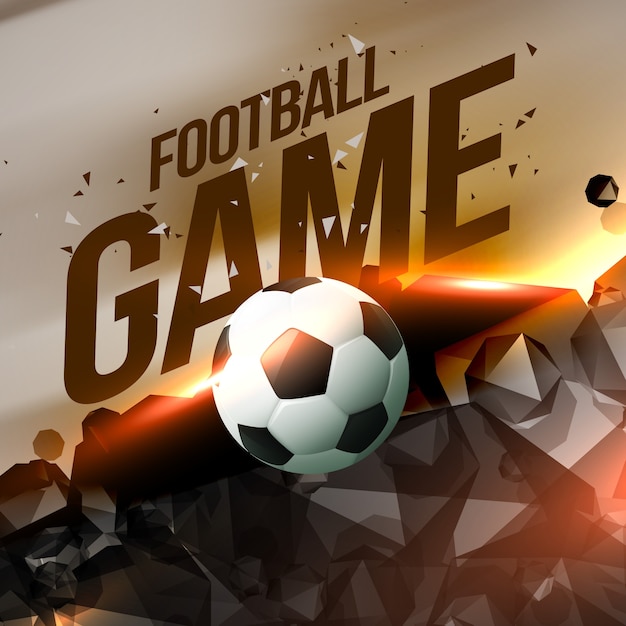 abstract creative football game visualization