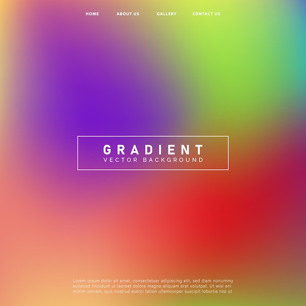 Abstract creative gradient mesh background