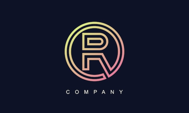 Abstract Creative Premium Corporate branding letter R logo design