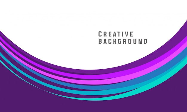 Абстрактный творческий фиолетовый дизайн брошюры
