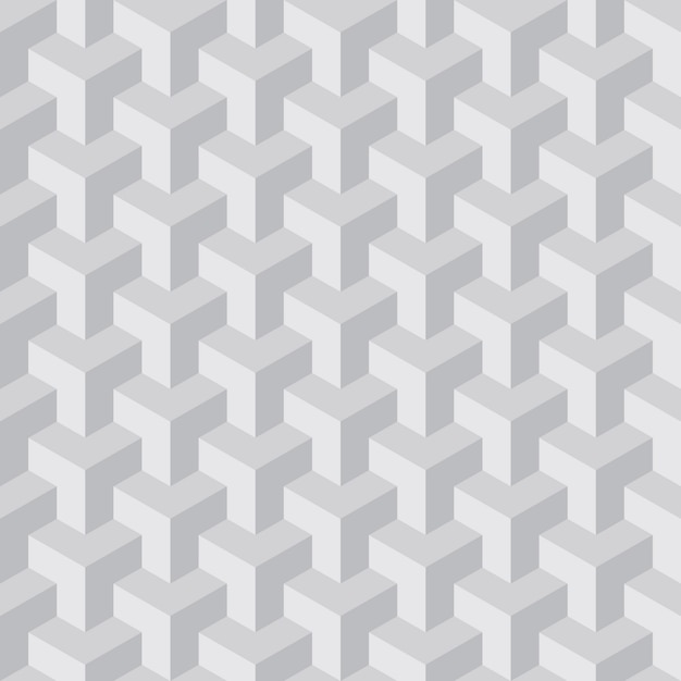 Abstract cube seamless pattern