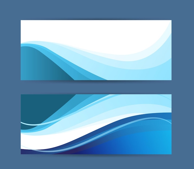 Abstract curve banner 08