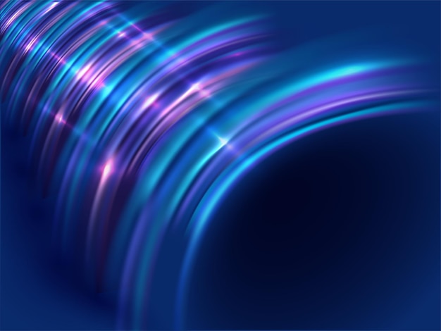 Abstract Curve Light Effect Background.