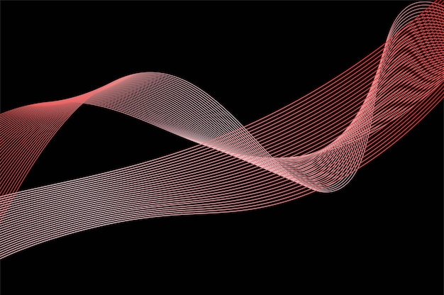abstract curved striped background