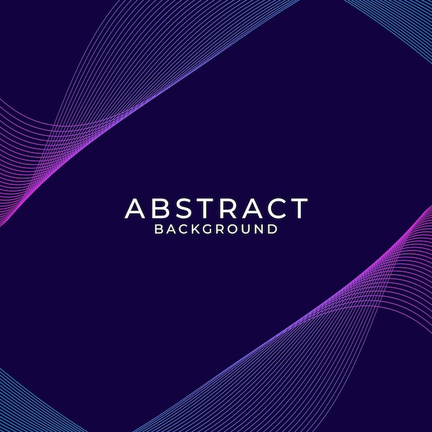 Abstract curved and wave lines background template