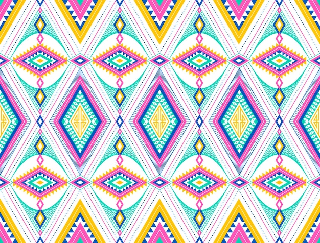 추상 귀여운 색상 기하학적 부족 민족 ikat 민속 아가일 동양 기본 패턴 배경 카펫벽지의류패브릭포장인쇄바틱포크니트스트라이프 벡터에 대한 전통적인 디자인