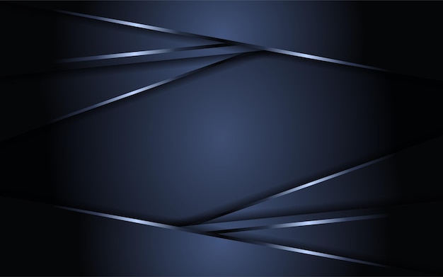 Abstract Dark Background Combined with Silver Element and Overlap  Layer