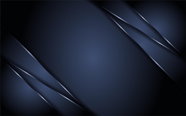 Vector abstract dark background combined with silver element and overlap  layer