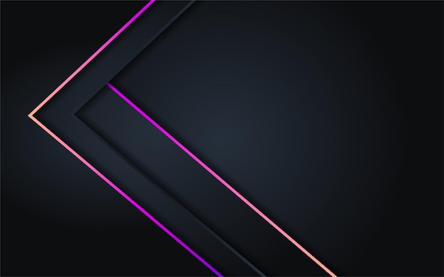 Abstract dark background with colorfull line