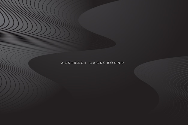 Abstract dark black and gray background Modern and geometric design template