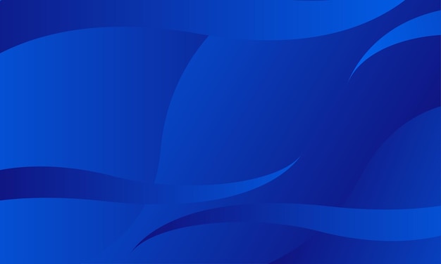 Vector abstract dark blue background with curve shapes dynamic