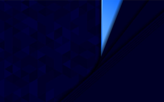 Abstract dark blue background with triangle texture