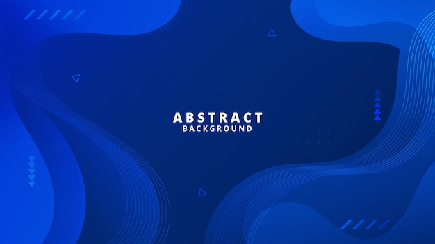 Abstract Dark blue Background with Wavy Shapes suitable for website flyers posters