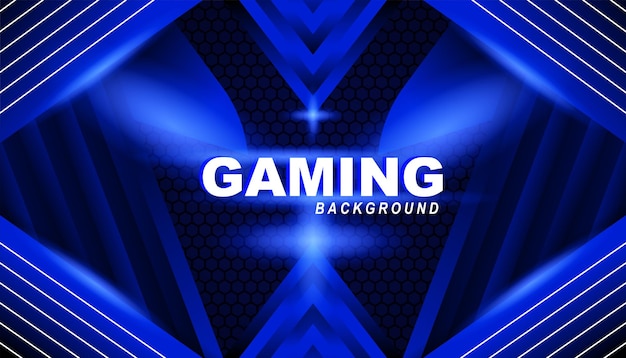 Abstract dark blue futuristic gaming backgrounddark blue geometric background for banner or offline