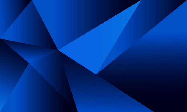 Abstract dark blue polygon triangles shape pattern background. Illustration Vector design