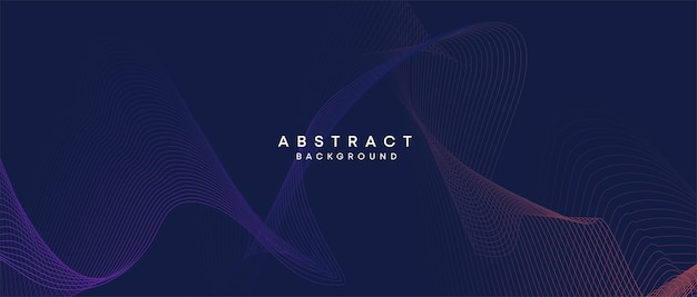 抽象 暗い青い紫 黄色い緑色 幾何学的 デジタル 未来の技術 流れる線の背景