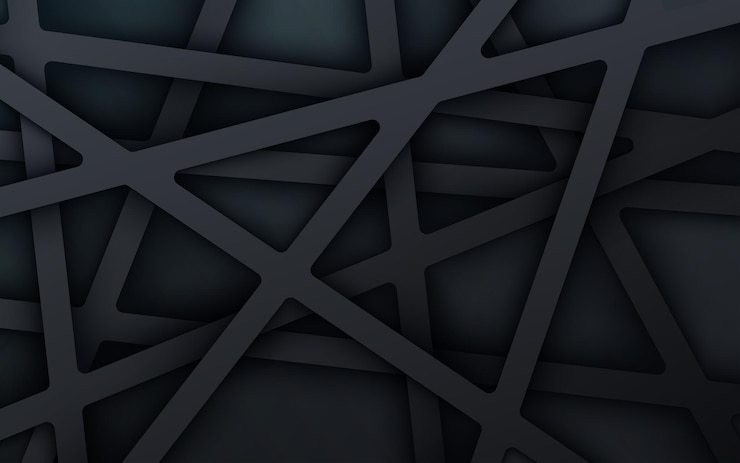 Vector abstract dark concept black gradient dimension line background eps10 vector