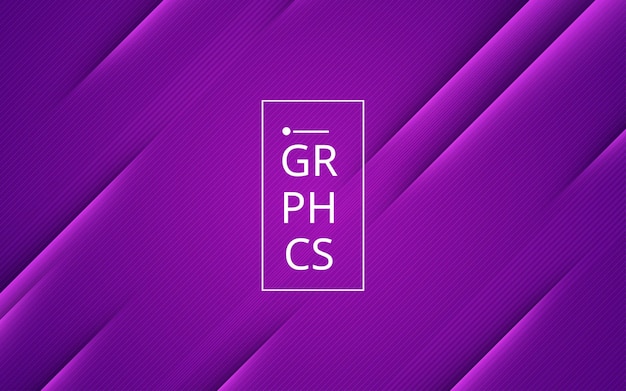 ライト ライン グラデーション カラー シンプルでクールなデザインの壁紙の背景と抽象的な濃い紫