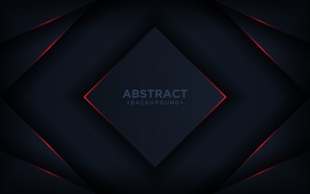 Vector abstract dark and red background