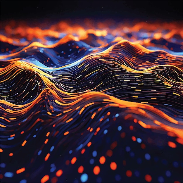 Abstract data | Premium AI-generated vector