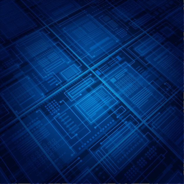 Vector abstract database technology vector background.