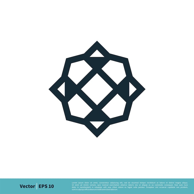 抽象的な装飾ベクトル アイコン ロゴ テンプレート イラスト デザイン ベクトル EPS 10