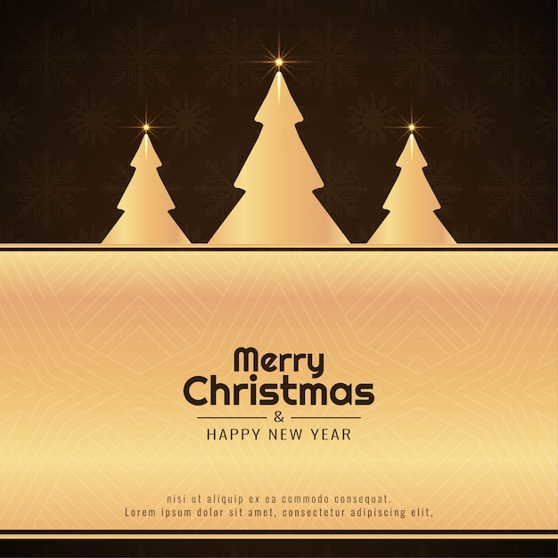 Vector abstract decorative elegant merry christmas background