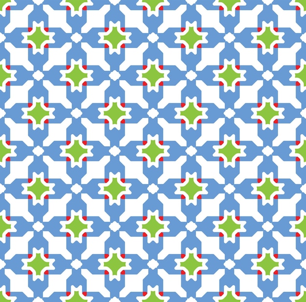 Abstract Decorative Retro Houndstooth Seamless Pattern Tile Style Traditional Geometric Pattern