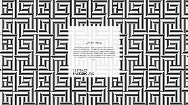 abstract decorative square shape stripes pattern