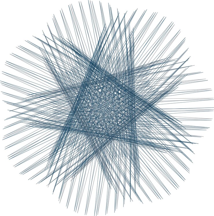 Vector abstract design element stylized star