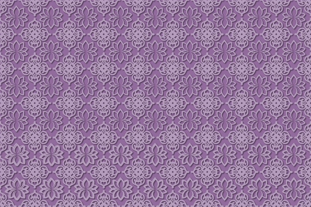 abstract design line pattern flower