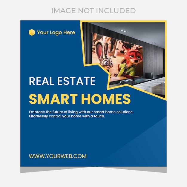 Vector abstract design real estate