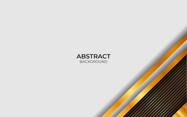 Vector abstract design white and gold