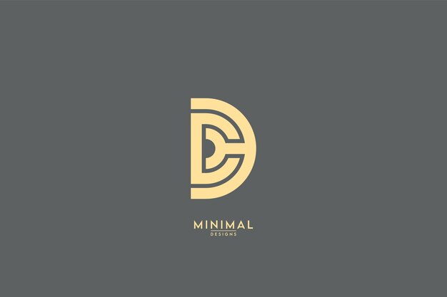 Abstract DH HD Letters Logo Monogram icon