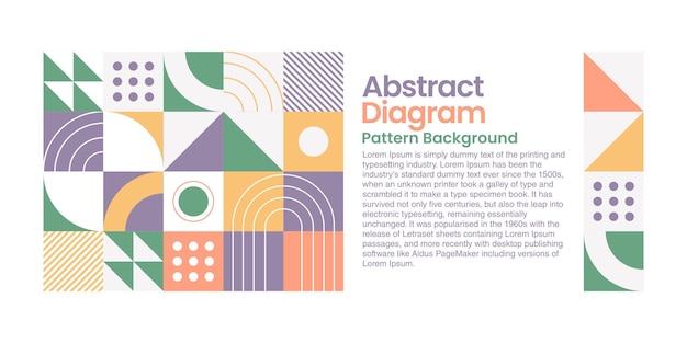 Abstract diagram pattrent backgrounds of geometric scale