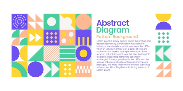 Abstract Diagram Pattrent backgrounds of geometric scale