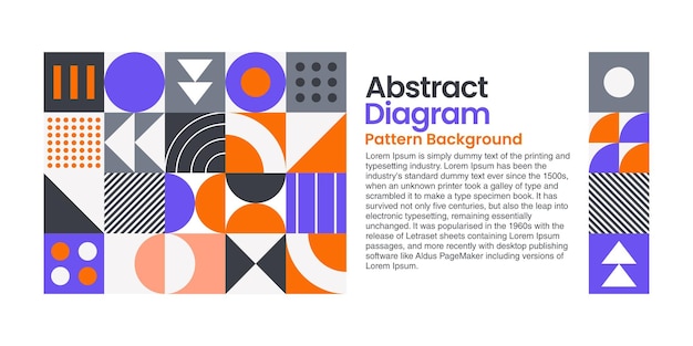 Abstract Diagram Pattrent backgrounds of geometric scale