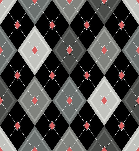 Abstract diamond fabric seamless pattern 01