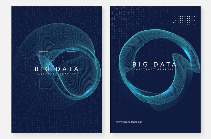 Vector abstract digital background. artificial intelligence, deep learning and big data concept. quantum technology. tech visual for database template. cyber abstract digital background.