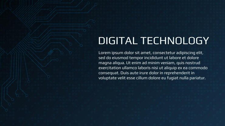 Vector abstract digital background template for websites news or articles a circuit board and many blocks symbolizing blockchain technology in the background vector eps 10