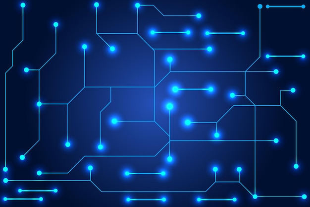 Sfondo digitale astratto con trama del circuito stampato illustrazione della scheda madre elettronica concetto di comunicazione e ingegneria illustrazione vettoriale