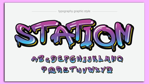 Abstract digital modern alphabet fonts Typography