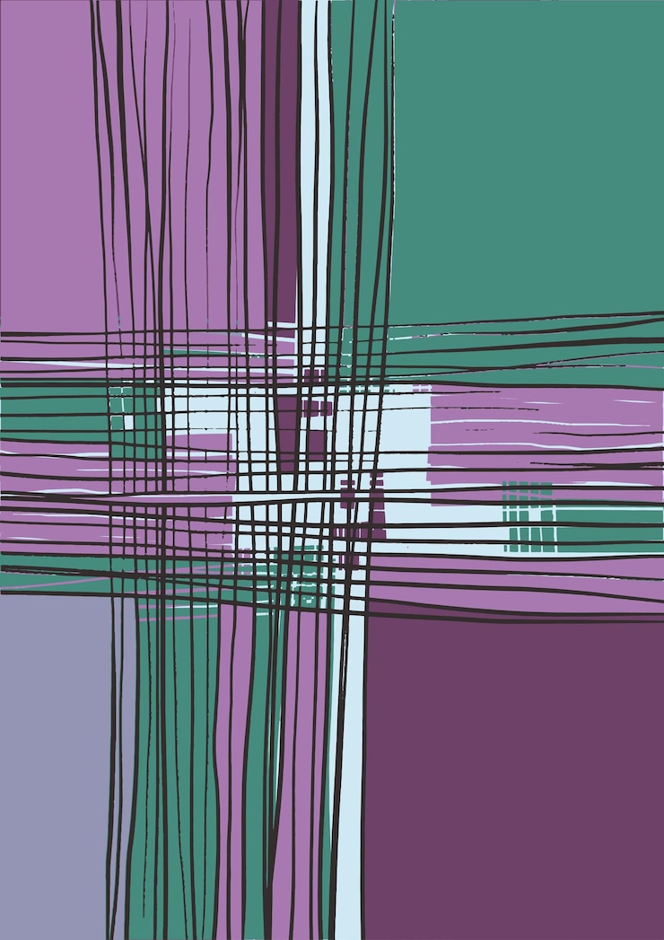Vector abstract digital painting background - grunge abstraction shapes. paint reproduction.