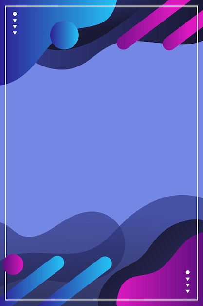 Abstract digital smooth gradient portrait